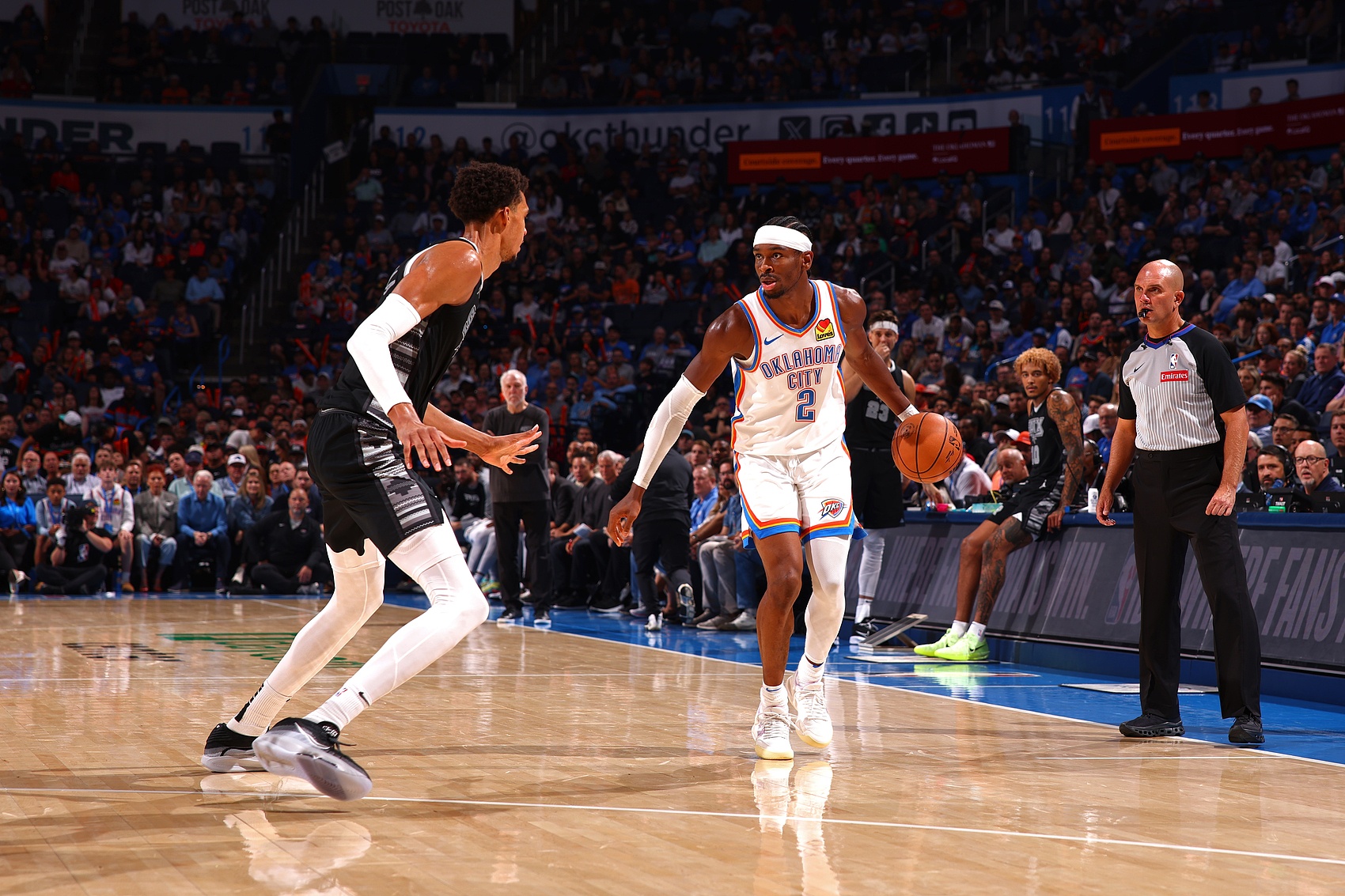 NBA官网西部实力榜：马刺雷霆前2 湖人3 火箭4 爵士8 勇士10
