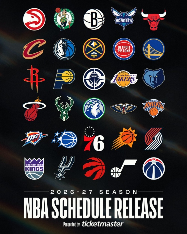 老詹确定下家可以定赛程了！NBA本周将公布赛程 明天公布部分比赛